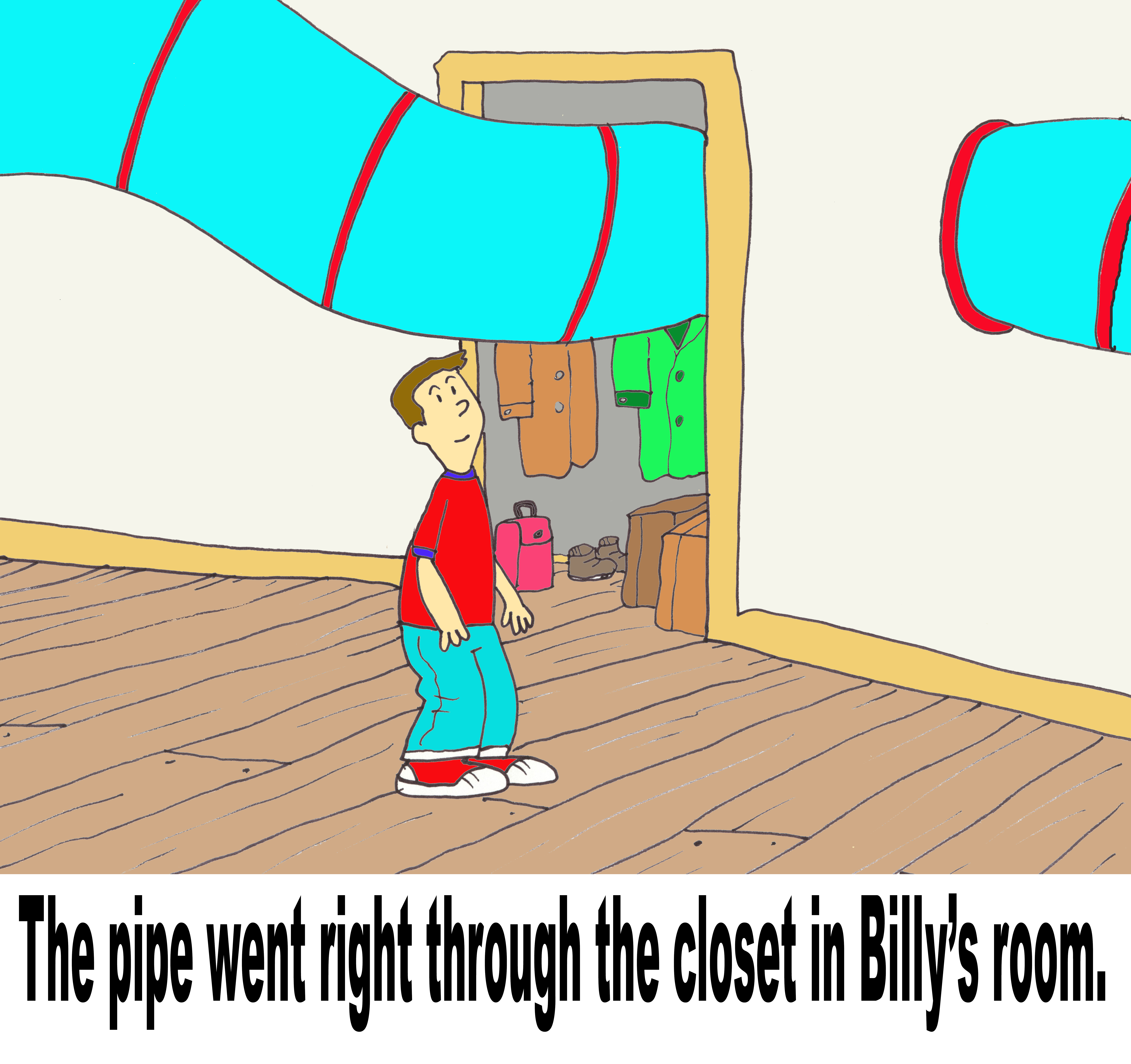 pipe in the house